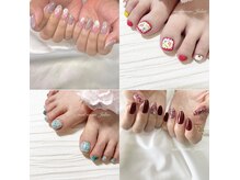ネイルアンドエステルーム ジュリエ(nail & esthe room Julier)の雰囲気（フットネイル・ハンドネイル共に持ち込みデザイン対応致します）