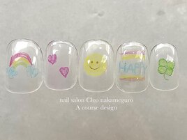【色鉛筆ネイル】