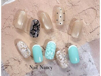 ネイルナンシー(Nail Nancy)の写真/【アート量S/M/Lから選べる】初回オフ無料☆定額コースが人気！1対1でなりたい指先をしっかりヒアリング◎