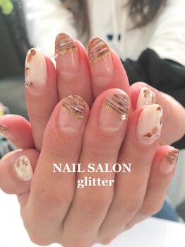 ネイルサロン グリッター(NAIL SALON glitter)/バレンタインネイル