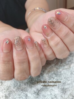 プライベート ネイルサロン マーマ(murmur)/ラメネイル