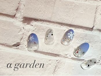 ネイルサロン アルファガーデン 町田本店(α garden)/12月★おすすめデザイン★C