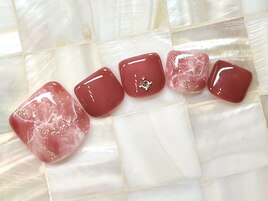 フットネイル定額アートC ¥12500