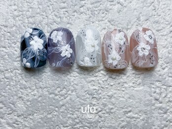 ウロネイルズ(ulo nails)/線とお花