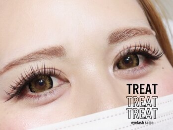 トリート(TREAT)の写真/ぱっちり華やかボリューム~自然に盛りたい方まで◎お好みの目元に合わせてマツエクの種類を選択OK!