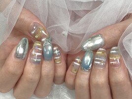 マグネットボーダーネイル