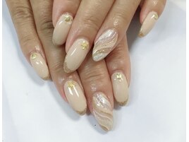 ラメラインネイル