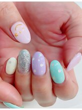 ネイルサロン ティアラリュクス 市川北口店(Tiara Luxe)/ニコちゃんネイル