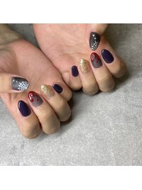 ハロウィンネイル