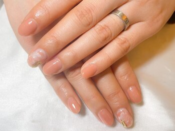 ドリームシャイニー 西葛西店(Dream Shiny)/春ネイル　シンプルデザイン