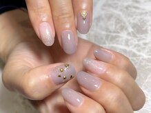 レディグリッター(Lady glitter)/猫ネイル