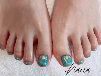 イハナ(ihana)/designフット＊海ネイル