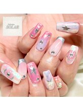 ソラール(SOLAR)/ミラー☆ピンクネイル