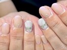 爽やかニュアンスネイル♪