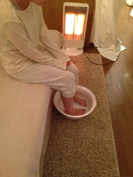 隠れ家マハナ/足湯タイム♪