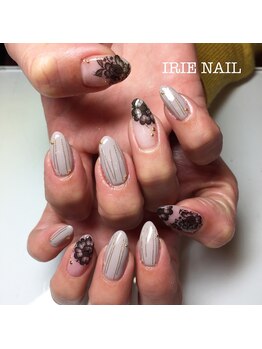 アイリーネイル(IRIE NAIL)/ジェル　お花シール4本アート
