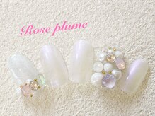 ネイルサロン ロゼプリュム/大人少し可愛い華やかプラン