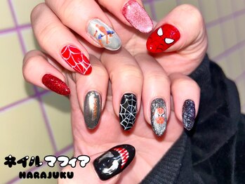ネイルマフィア 原宿(NAIL MAFIA)/キャラネイル/シール/ミラー