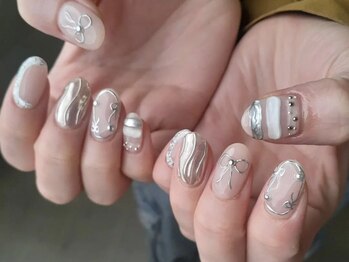 ユノ フィオーレ(Juno fiore)/ミラーリボンネイル