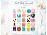 人気No.1【フットネイル】フットネイル親指アート+炭酸スパ&マッサージ¥8480