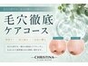 【毛穴詰まり・黒ずみ・開き毛穴】毛穴徹底ケアコース｜（80分）