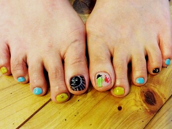 可愛いartで個性を＋ネイル★