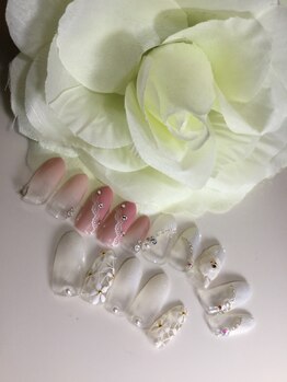 ネイル ラ ブリエ(nail La briller)/ブライダルネイル