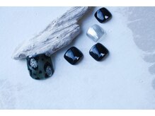 ラルネイル 大宮(Lull. nail)/＊BLACKヒョウ柄＊ＣＯＯＬ＊