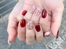 トータルビューティー パッション 茨木(Total Beauty Passion)/ツイードネイル