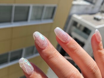 ソウ 難波店 nail salon Souの写真/【パラジェル有】*ART10本¥6900*丁寧なカウンセリングで思い出に残るお気に入りのネイルを作ります♪