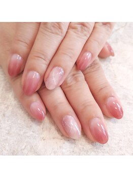 ラバーズネイル(Lover's Nail)/大理石ネイル
