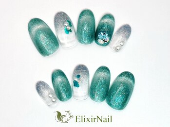 エリクサーネイル 新宿3丁目(Elixir Nail)/定額a シンプル/クーポン使用