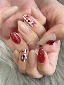 ピンクシュガーネイル(pink sugar nail)/もうすぐ秋♪