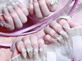 【Akari】春ネイル