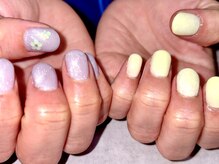 パープルの爪屋/パープル×イエロー