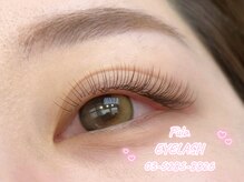 フーラ(fula)/フラットラッシュ100本ブラウン