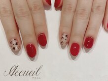 アクイユ 銀座店(ACCUEIL)/レオパードネイル