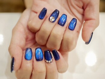 ビューティービースト フォー ネイルアンドアイラッシュ 並木店(beauty:beast)/マグネットブルー ストーン