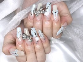 韓国ネイル　ワンホン　ガーリー