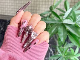 ★ピンク×ブラウンネイル★