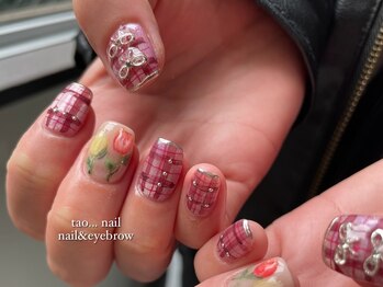 タオドットネイル(TAO...nail)の写真/イベントにも◎あなたの『なりたい』を叶える華やかネイル!【定額TAO...Design¥7000/アシメデザイン¥6800】