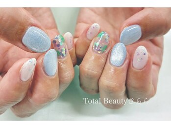 ネイルサロン きらら 藤沢本店/あじさいネイル