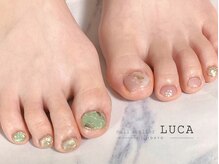 ネイルアトリエルカ(nail atelier LUCA)/W-270 ニュアンスアシンメネイル