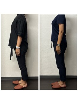 ジャンティ美容整体/50代女性　3ヶ月コース　-7.0Kg