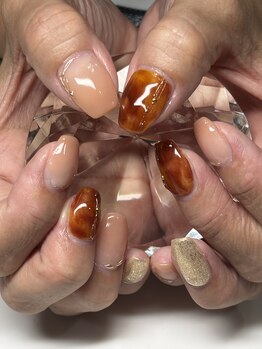 べっ甲ネイル &nbsp;グラデーション