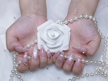 アイドールネイル(iDoll Nail)/ピンクマグネットネイル