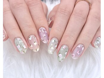 エイト ネイル 渋谷駅前店(eight nail)/お花柄ネイル