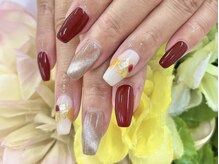 ネイルサロン ドゥ(Nail Salon Doux)/立和名/秋コンテスト6番