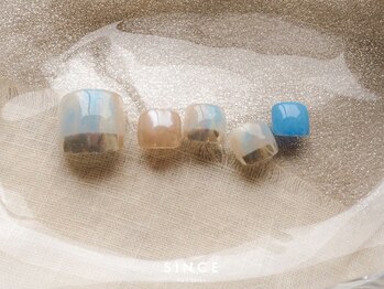シンス(Since)/7月 foot monthly design