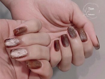 ティオン 浦和店(Tion)/オンブレフレンチ・冬ネイル